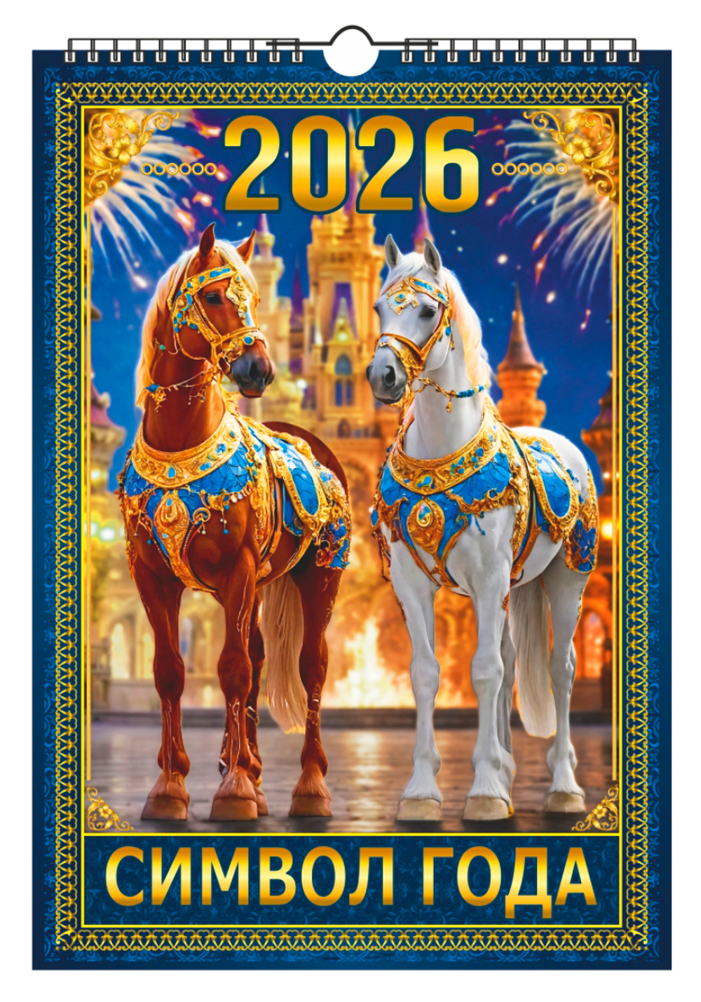 Календарь Ригель А3 350*510мм на 2026г. "Символ Года."
