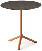 Стол ламинированный обеденный Scab Design Tripe, терракотовый, кортен