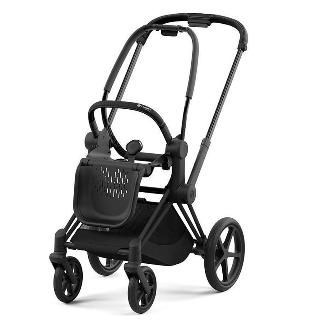 Коляска 3 в 1 Cybex Priam IV Matt Black complete и автокресло Aton S2 i-Size Ocean Blue Sepia Black
