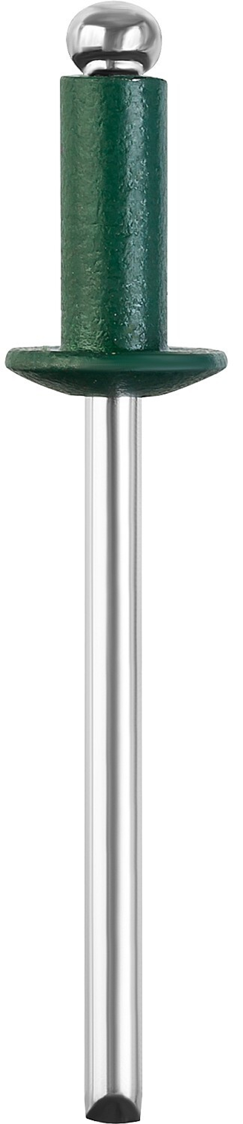 Алюминиевые заклепки Color-FIX, 4.0 х 10 мм, RAL 6005 зеленый насыщенный, 50 шт., STAYER Professional