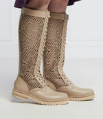 Офицерские сапоги Pinko - бежевый(1H212E Y87W)