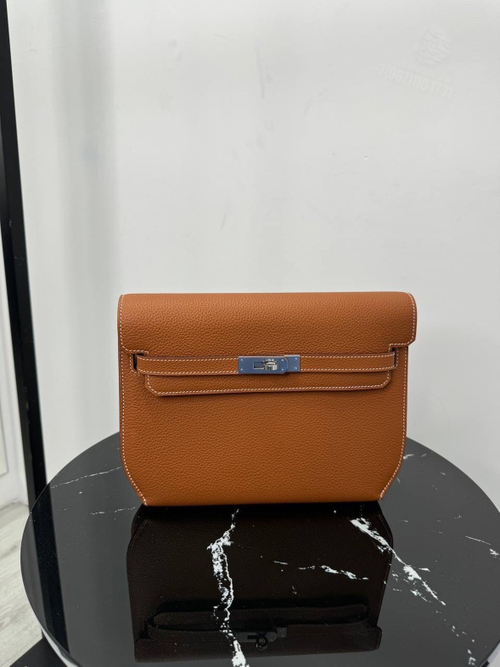 Сумка через плечо Hermes Kelly Depeches 25 Gold