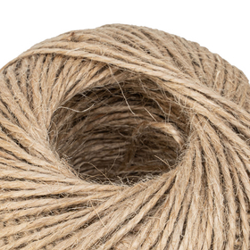 Шпагат джутовый, 1.5 мм, L 100 м, 2-ниточный, Сибртех