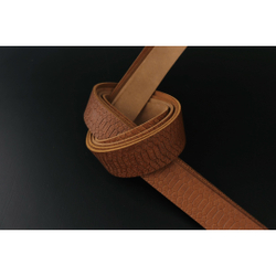 Ременная заготовка Коньяк + Плита Королевская Кобра