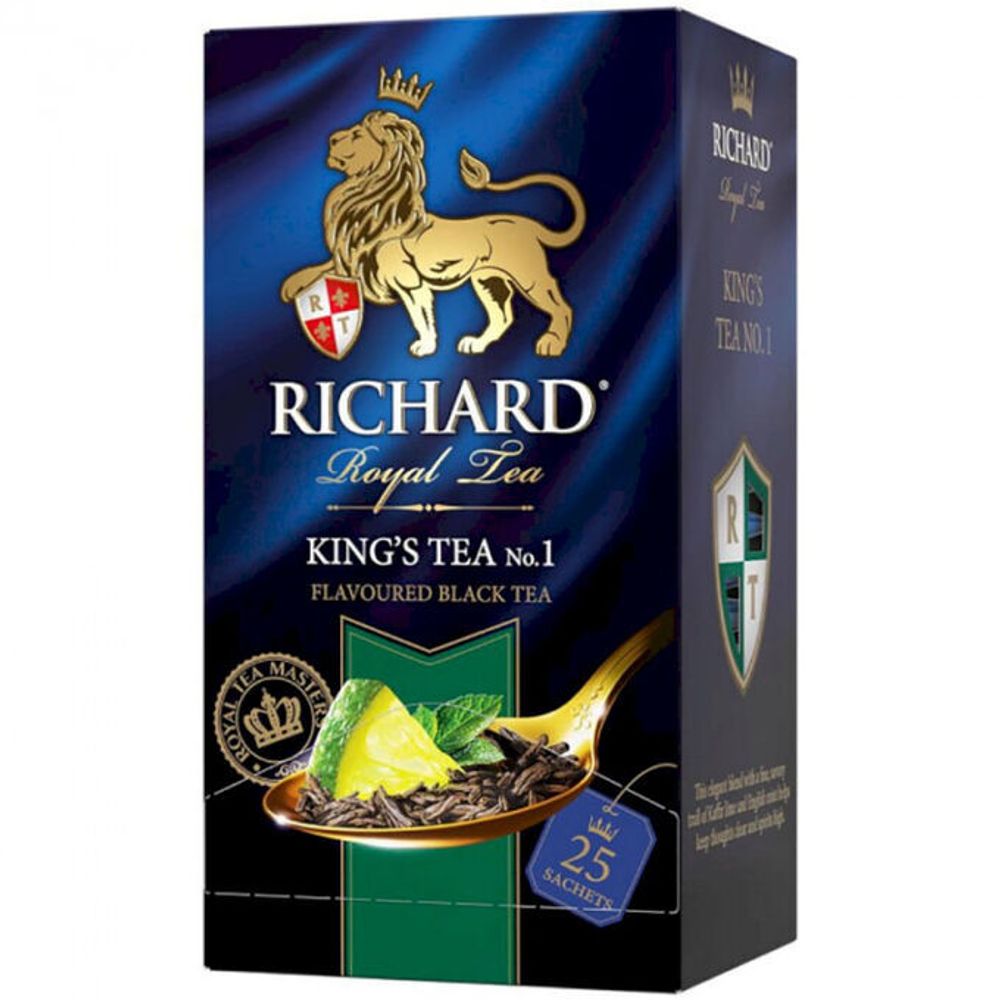 Чай, Ричард, Kings tea №1(мята/лайм), 25 пак