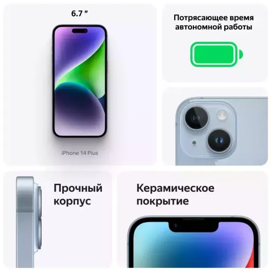 Apple iPhone 14 Plus, 512 ГБ, желтый