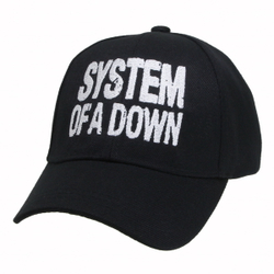 Бейсболка текстильная с вышивкой группы System of a Down