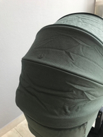 Коляска детская Peppy Monaco 2 в 1 Oliva Green (зеленый), рама черная