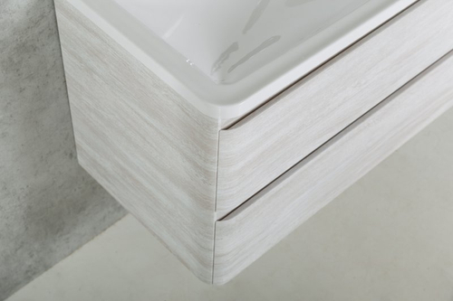 Тумба под раковину BelBagno ACQUA-1000-2C-SO-RVB подвесная Rovere Vintage Bianco