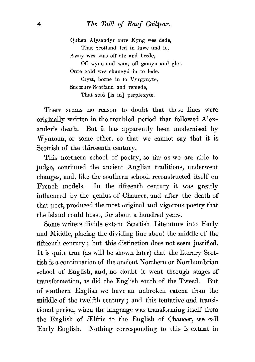 The taill of Rauf Coilyear. A Scottish metrical romance of the fifteenth century. Editied, with introd., notes, and glossarial index | Coilyear Rauf