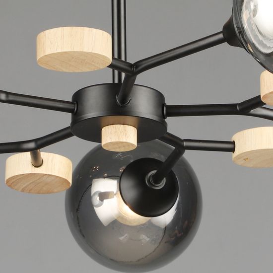 06780-0.3-05 BK+WOOD светильник потолочный