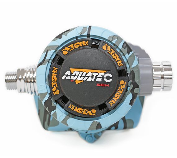 Вторая ступень регулятора Aquatec Aspire 3 Camo ice синий