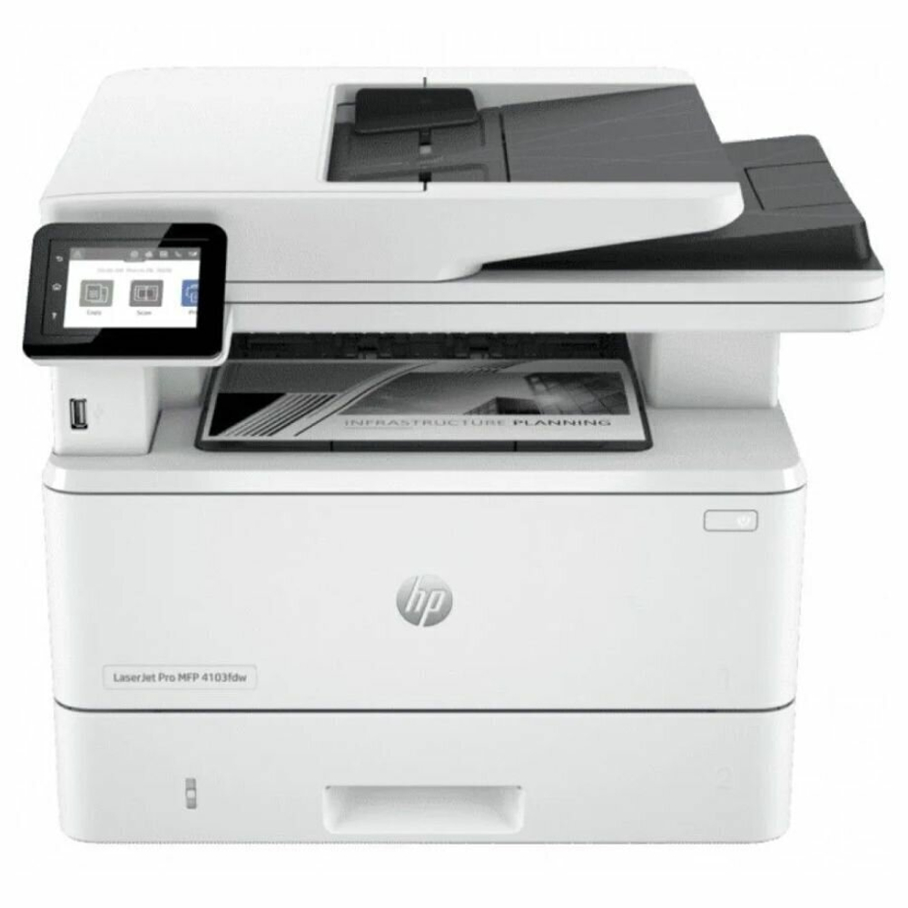 МФУ лазерное HP LaserJet Pro 4103fdw (2Z629A)