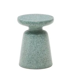 Приставной столик Mesquida из зеленого терраццо Ø 39