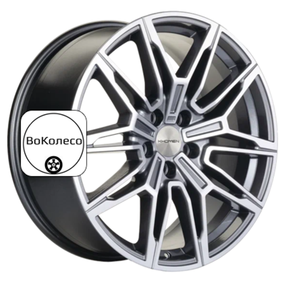 9,5x19/5x112 ET40 D66,6 KHW1904 (BMW Rear) Gray-FP Khomen Wheels