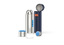 Термос Biostal Авто (1 литр) с термочехлом, стальной