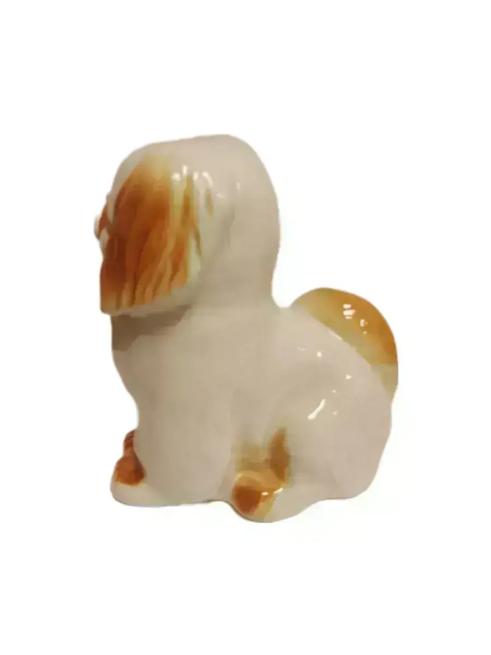 Фарфоровая статуэтка " Пекинес " ЛФЗ 1970-1979 гг.