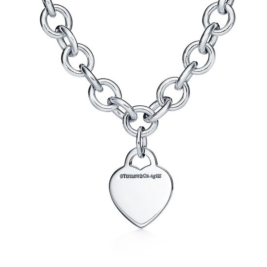 Колье Tiffany & Co. Heart Tag Chain Link