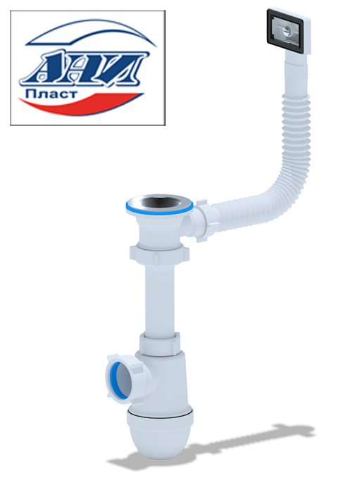 АНИ ГРОТ  А0140S  Сифон 1 1/2 х 40 с пер. (30шт)