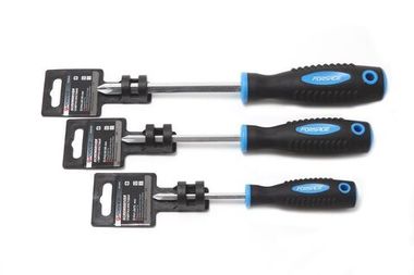 Отвертка крестовая магнитная ''Profi''S2 PH2.0х125мм, в пластиковом держателе Forsage F-70120125