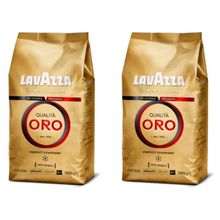 Кофе в зернах Lavazza Qualita Oro, 1 кг, 2 шт