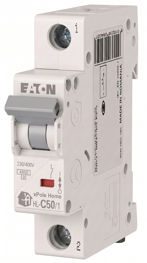Авт. выкл. 1P С 50А 4,5кА HL-C50/1 Eaton