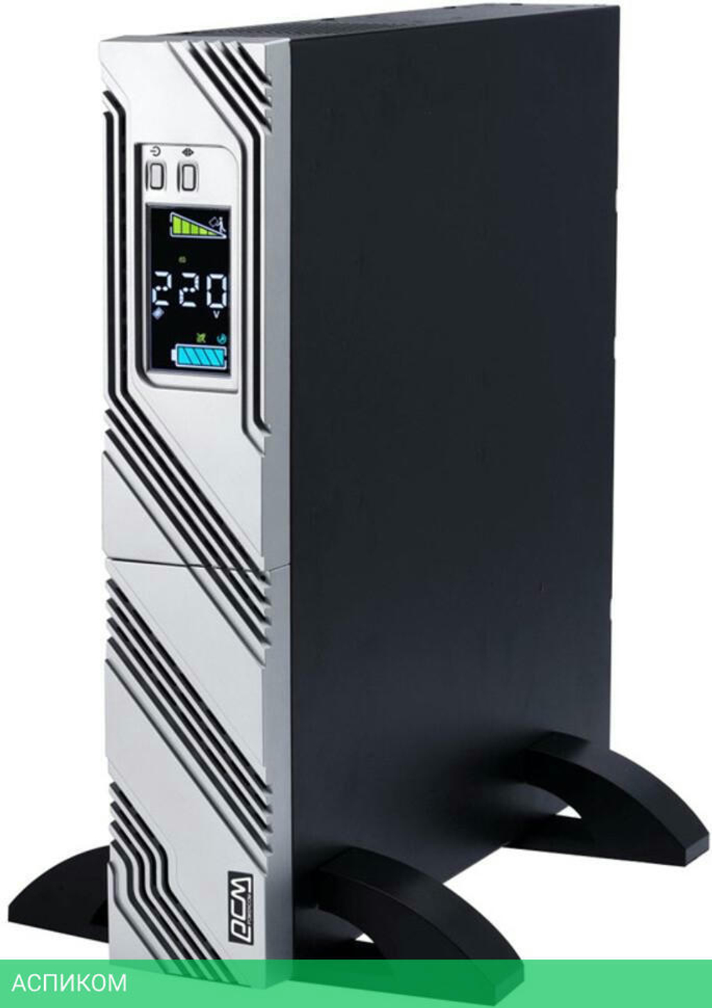 Источник бесперебойного питания Powercom Smart King RT LCD (SRT-1000A)