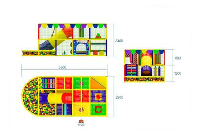 Детский игровой лабиринт «Страна Чудес»