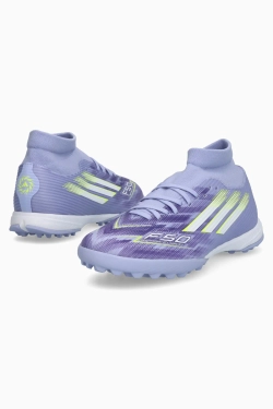 Сороконожки adidas F50 League Mid TF для женщин - фиолетовый