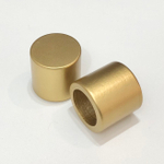 Наконечники деревянные "Цилиндр-заглушка" d28 мм, цвет золото