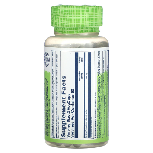 Solaray, True Herbs, листья петрушки, 100 вегетарианских капсул (430 мг на капсулу)