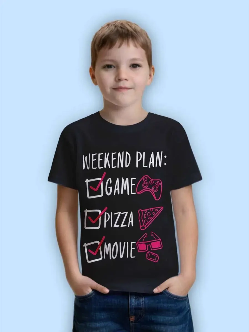 Футболка для школы.мальчик.1 шт