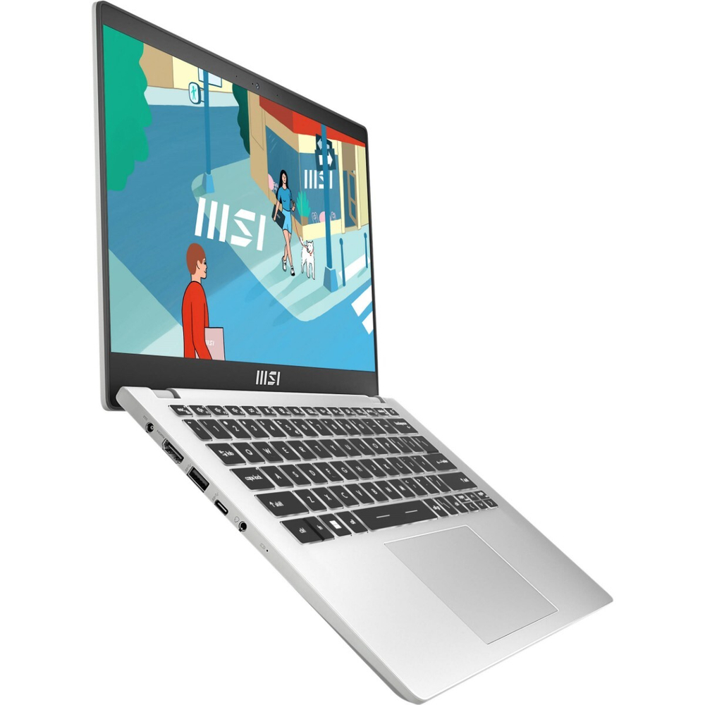Ноутбук MSI Modern 14 C12MO-689RU Core i5 1235U 16Gb SSD512Gb Intel Xe graphics 14" IPS FHD (1920x1080) Win11 Pro, silver