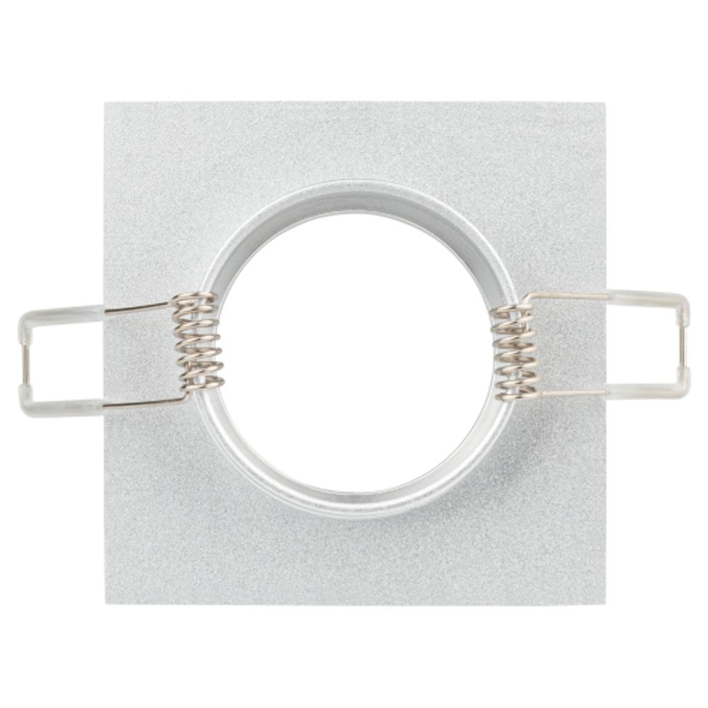 KL57 SL Светильник ЭРА литой алюминевый MR16,12V/220V, 50W серебро | Алюминиевые встраиваемые светильники