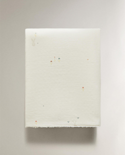 Zara Home Полотенце для лица и рук из хлопка, экрю, 90x50 см · 5673/013