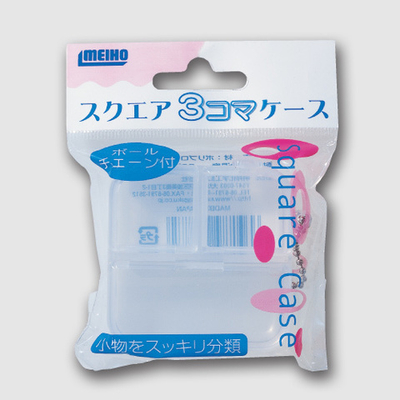 Коробка под приманки MEIHO SQUARE 3 CASE CLEAR