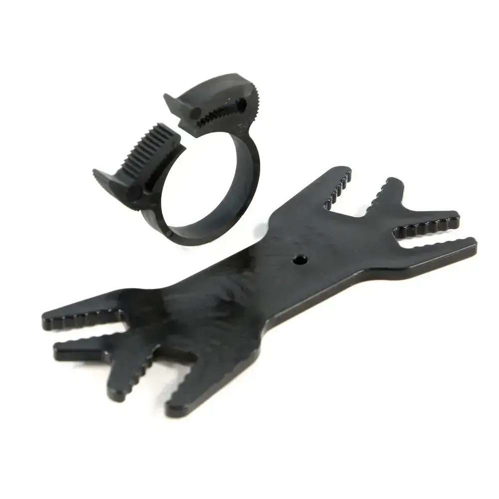 Хомут силовой 22-26 мм "Clip-Track" (комплект 10 шт+ключ)