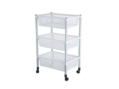 Контейнер для овощей 3-х секционный на колесах, лоток 10л