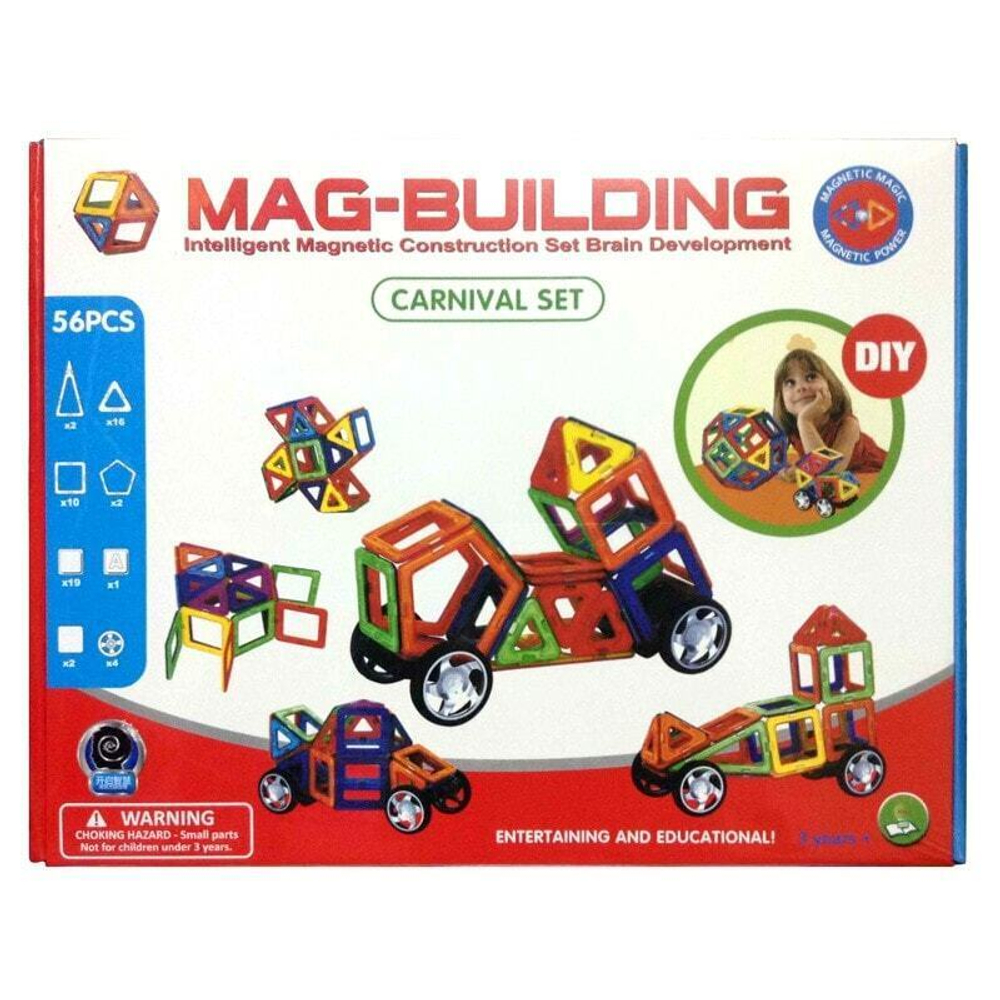 Магнитный конструктор Mag-Building 56 деталей