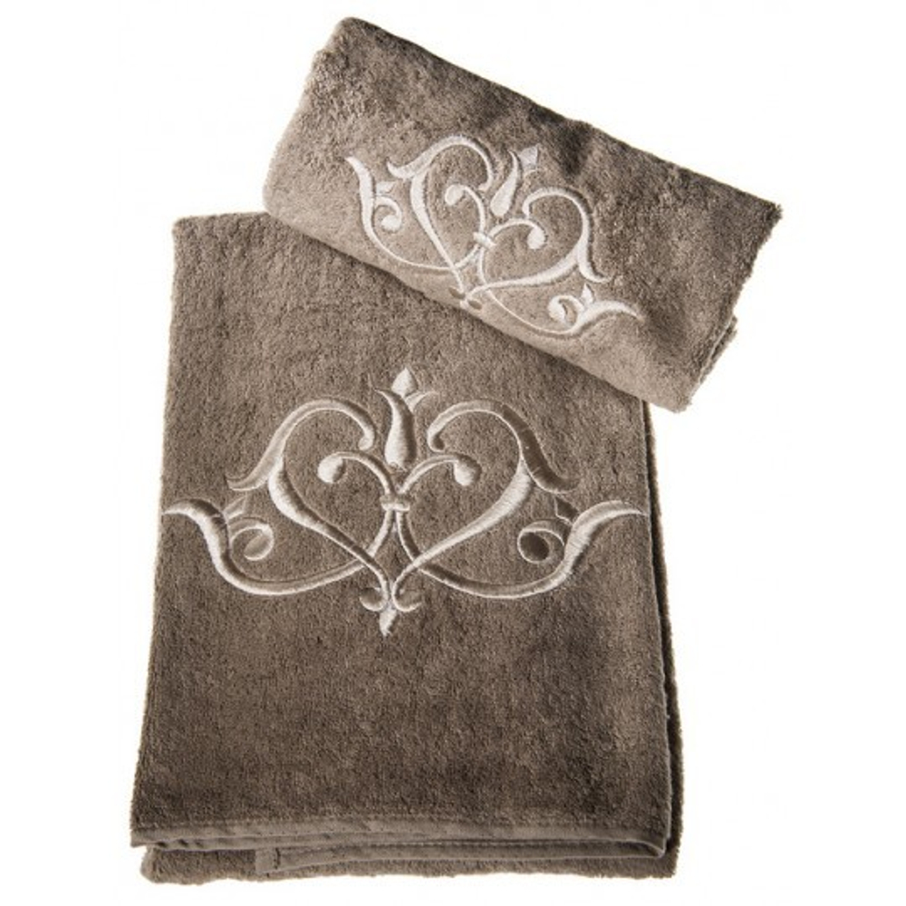 Комплект из двух полотенец Ванити песочного цвета от Олд Флоренц