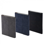 Записная книжка А5, Yalong, 7БЦ, иск. кожа (soft-touch), ляссе, тонир. блок, клапан на магните, ассорти, клетка, 120 л.