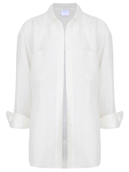 Рубашка лен "Пломбир"