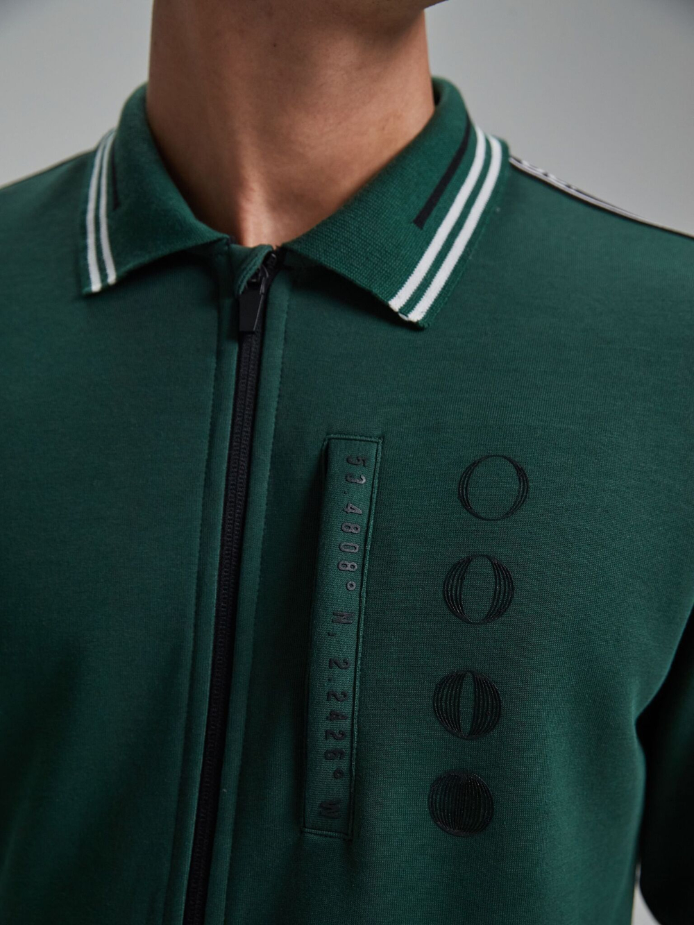 Олимпийка ORIGINAL CREATOR TRACK ZIP JACKET, Темно-зеленый