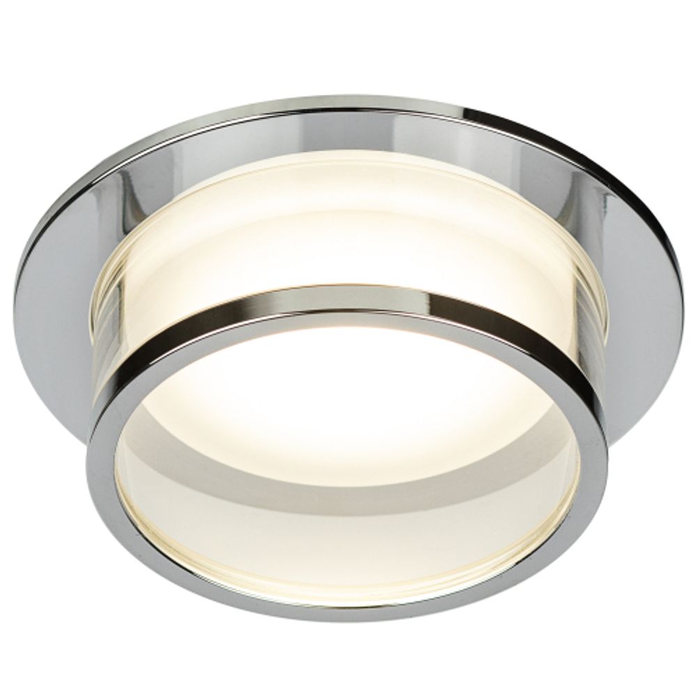 Светильник встраиваемый декоративный ЭРА DK99 CH под лампу MR16 GU5.3 хром