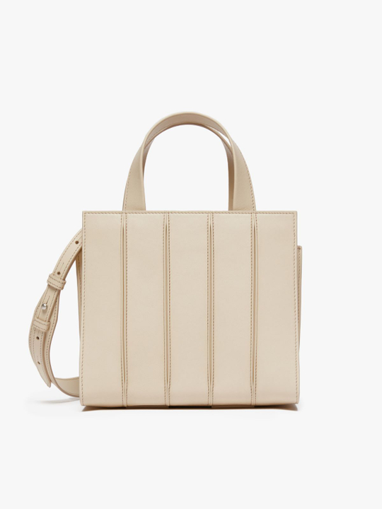 MaxMara Маленькая кожаная сумка Whitney, слоновая кость