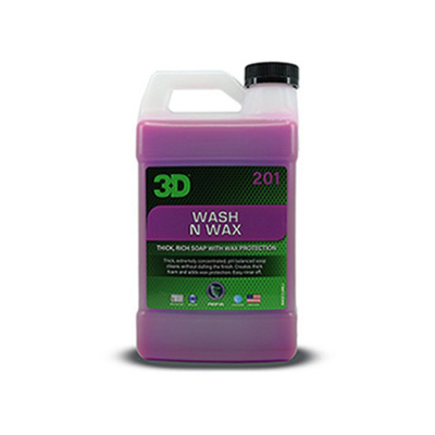 3D Рh-сбалансированный шампунь с воском 2 в 1 для кузова Wash N Wax 1,89л
