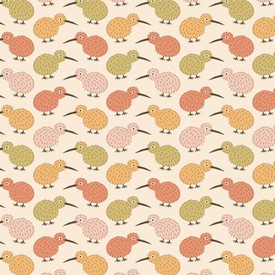 Разноцветные птички киви