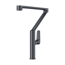 Купить Смеситель для кухни Omoikiri Tara-GM Вороненая сталь