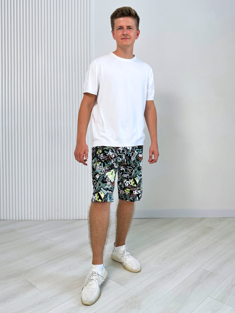 Шорты для мальчика подростковые "Буквы"