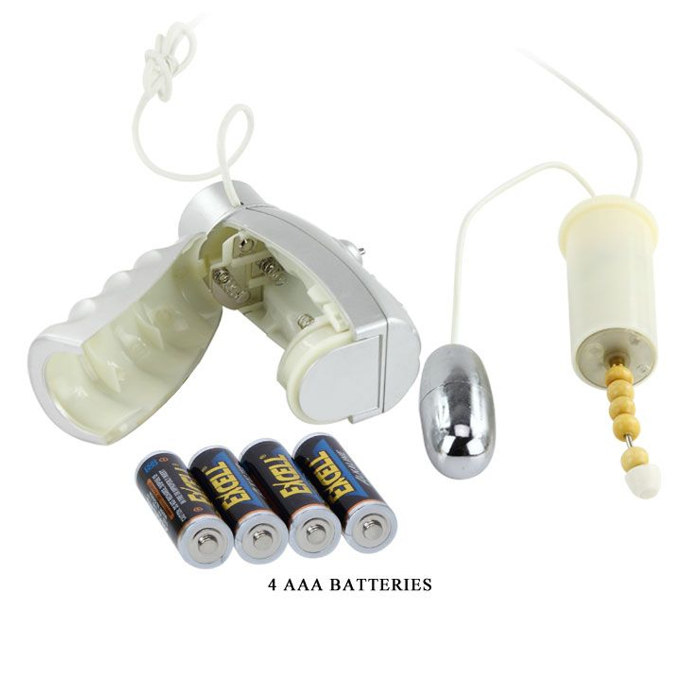 Тугой анус и вагина с вибрацией (Цвет: телесный)